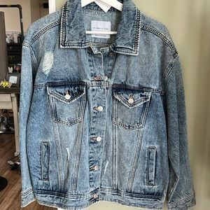 BRAND NEW Celebrity Pink ripped jeans jacket